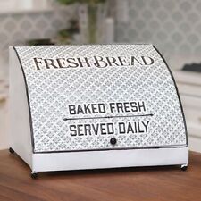Farmhouse BREAD BOX Bin Storage Country Kitchen Counter Vintage Style Embossed picture