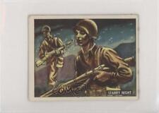 1950 Topps Freedom's War Battleground-Korea Starry Night (Gray Back) #158.2 z6d picture