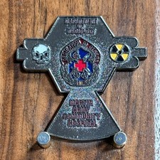 Martin Army Community Hospital Radiology Shaped Challenge Coin W#28 picture