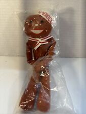 NEW Vintage Nabisco Advertising MR Mister SALTY Pretzel Plush Doll Character 10” picture