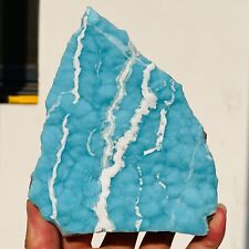 616g Large Gorgeous Natural Blue Larimar Rough Crystal Mineral Specimen Reiki picture