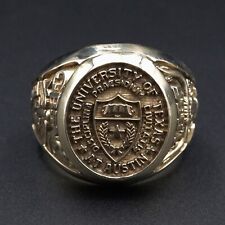 1996 University of Texas seal bachelor of science in nursing 10k gold class ring picture