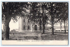 1908 Front View High School Shortsville New York NY Antique Posted Postcard picture