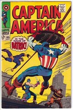CAPTAIN AMERICA #105 NM- 9.2 1968 MARVEL COMICS JACK KIRBY BATROC LIVING LASER picture