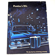 1969-70 Pontiac Car Dealer Advertising Book Sales Room Brochure GTO Judge GM 2P picture