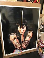 Xenia Warrior Princess Alex Ross Print Lithograph Wizard Dynamic Forces 22x 28in picture