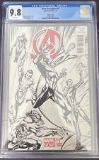 New Avengers #1 Sketch Variant CGC 9.8 Scott Campbell RARE picture
