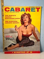 September 1956 Cabaret Pin-Up Cheesecake Risque Magazine EX picture