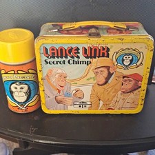 Lance Link Secret Chimp Metal Lunchbox with Thermos (Thermos Brand) picture