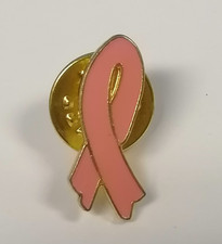 Breast Cancer Awareness Pink Ribbon Pin picture
