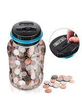 1PC Digital Money Counting Bank: 800+ Coin Capacity, Children'S Piggy Bank Power picture