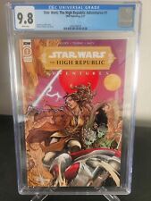 STAR WARS THE HIGH REPUBLIC ADVENTURES #1 CGC 9.8 GRADED 2021 IDW COMICS picture