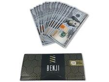 BENJI $100 Bill King Size - 1 PACK - Hemp Rolling Paper Money w/Tips 20 Per Pack picture