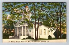 Athens GA-Georgia, Young Harris Memorial Methodist Church, Vintage Postcard picture