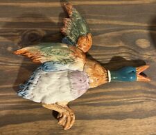 VINTAGE BESWICK Made In England Duck Flying Mallard 596-0 Wall Plaque picture