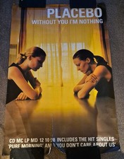 Placebo Without You Im Nothing Large Subway Promo Poster 151cm x 102cm See Photo picture