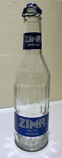 JAPANESE Zima Drink bottle glass 12 fl oz Empty JAPAN Original  Cap Rare Import￼ picture