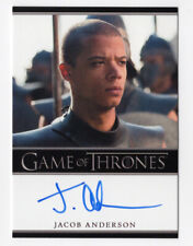 Jacob Anderson as Grey Worm GAME OF THRONES Season 6 Autograph Card Auto picture