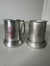 Vintage Aluminum Clear Bottom Mug Rutgers University Tankard Stein Mug  picture