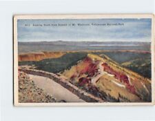 Postcard Looking South from Summit of Mt. Washburn Wyoming USA picture