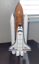 SIGNED  Space Shuttle Orbiter Atlantis NASA Full Stack Desk Top Display 1/200 picture