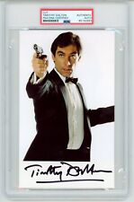 Timothy Dalton ~ Signed Autographed James Bond 007 Tim ~ PSA DNA Encased picture