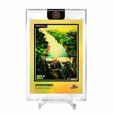 HYDROPOWER Renewable Energy Card 2023 GleeBeeCo #HRNA-G Encased Holo GOLD 1/1 picture