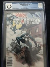 Web of Spider-Man #1 (Marvel 1985) CGC 9.6 White Pages NEWSSTAND picture