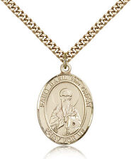 Saint Basil The Great Medal For Men - Gold Filled Necklace On 24 Chain - 30 ... picture