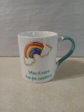 Hazel & Co When it rains look for rainbows...when it's dark look for stars mug picture