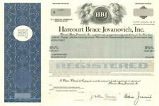 Harcourt Brace Jovanovich, Inc. - Bond - Specimen Stocks & Bonds picture