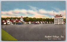 Postcard Raiders Village Inc, Sharon, Massachusetts Unposted picture