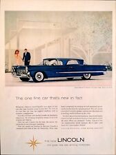 1958 Lincoln Coupe Classic Motorcars Distinctive Car Craftsmanship Print Ad picture