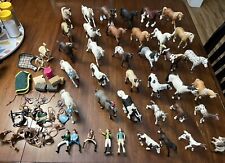 Schleich 27 horse and 7 Foal figurines collection lot With Accessories picture