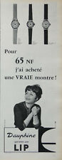 2 PRESS ADVERTISEMENTS 1961 LIP CALENDAR WATCHES FOR MEN & WOMEN picture