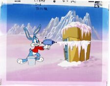 Bugs Bunny Animation Firing Freeze Gun on Refrigerator Original 4x5 Transparency picture