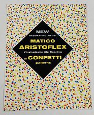 Matico Aristoflex Vinyl Plastic Tile Confetti Flooring Mid Century MCM Brochure picture