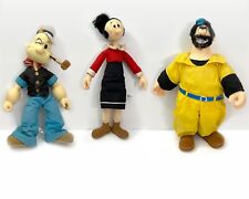 Presents 1985 Doll Figures Popeye Brutus Olive Oil Lot of 3 Hamilton Gifts Korea picture