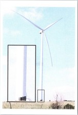 Kansas Windmill Wind Turbine Postcard Modern Energy Wind Power picture