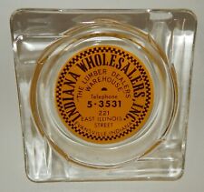 Vtg Indiana Wholesalers Lumber Dealers Evansville Indiana Advertising Ashtray picture