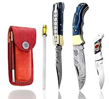 Best.Buy.Damascus1 Pocket knife Buffalo Horn Damascus knife Pocket Knife For ... picture