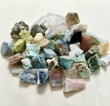 Crafters 10LB Lot Of Premium Gemstone Mix - 10 Pounds Rough Tumbling Mix - DIY picture
