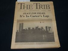1978 JANUARY 9 THE TRIB NEWSPAPER VOLUME 1 NO. 1 - PEACE FOR ISRAEL - NP 4914 picture