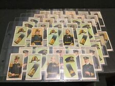 1929 Wills Naval Dress & Badges Set of 50 Cards in Plastic Sheets Sku880S picture