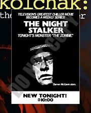 Sept 1974 The Night Stalker TV The Zombie Episode Darren McGavin Ad 8x10 Photo picture