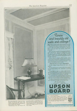 1924 Upson Processed Board Lockport NY Beautify Wall Ceiling Vintage Print Ad A1 picture