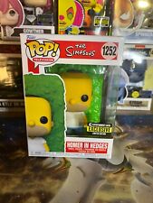 Funko Pop The Simpsons HOMER IN HEDGES #1252 EE-EXCLUSIVE W/SOFT PROTECTOR picture
