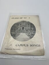 ANTIQUE CLASS OF 1897 PRINCETON UNIVERSITY CAMPUS SONGS picture