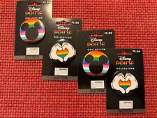 Lot Of Four (4) Disney Pride Pins NWT picture