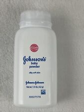 NEW Vintage Johnson's Baby Powder Bottle Johnson & Johnson 1.5 Oz Talc Mildness picture